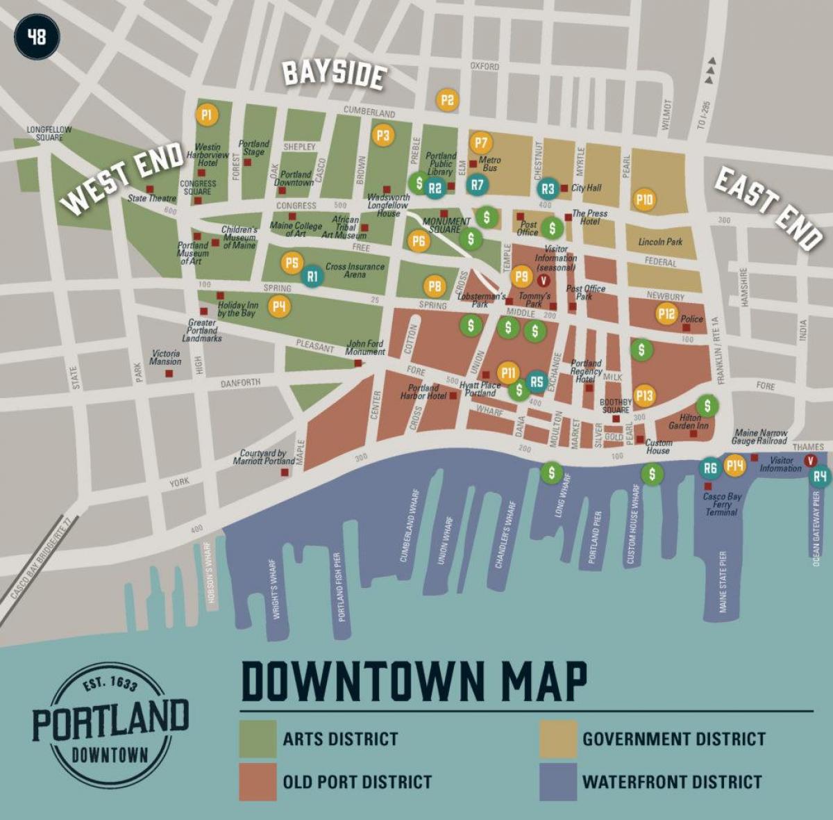 aplikasi peta Portland