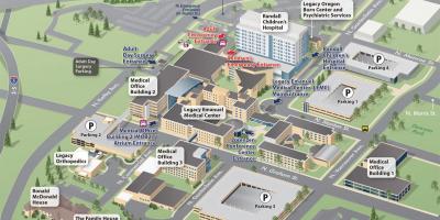 Legacy Emanuel peta rumah sakit