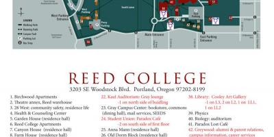 Peta dari reed College